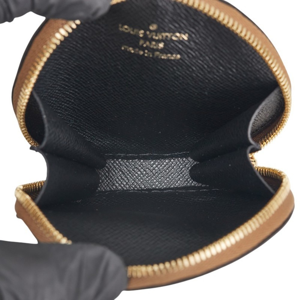 Louis Vuitton Monogram Reverse Coin Case/Purse J02522 Brown PVC Women's LOUIS... - Picture 3 of 8